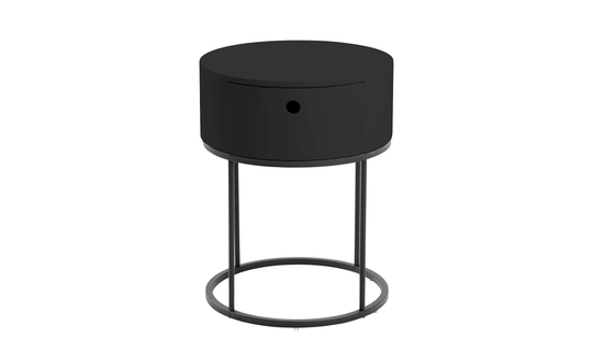 LO Sängbord Svart