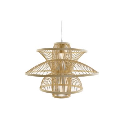 Taklampa DKD Home Decor Bambu (50 x 50 x 37 cm)
