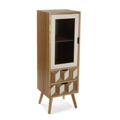 Visningsställ Versa Brun Trä MDF furuträ (40 x 116 x 35 cm)