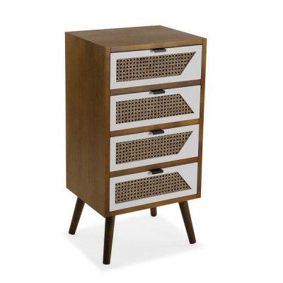 Kommod Versa Martine Trä MDF Trä Bambu (35 x 85,5 x 44 cm)