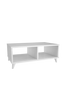 Soffbord Victoria, vit, 80x50x35 cm