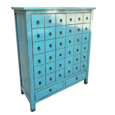 Byrå DKD Home Decor Blå Orientalisk Alm (102 x 42 x 120 cm)