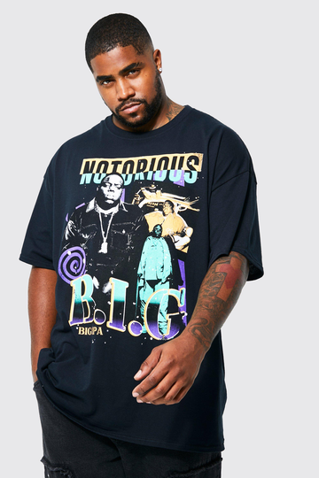 Plus - Notorious T-Shirt I Vintagestil, Black