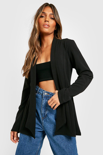 Basic Figursydd Kavaj I Jersey, Black