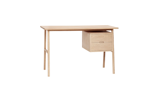 FREJA Skrivbord Ek m Lådor 120