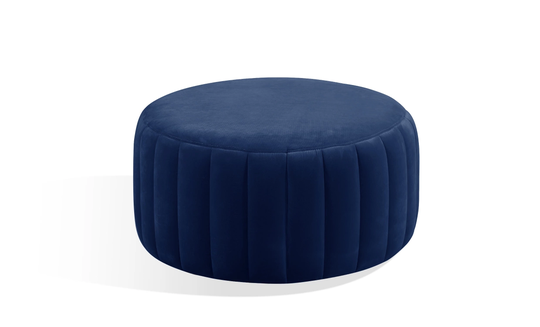 DONNA Sittpuff Velvet Blå
