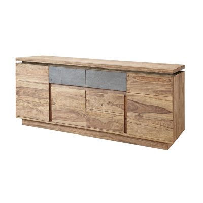 Skänk DKD Home Decor Naturell Grå (175 x 45 x 72 cm)