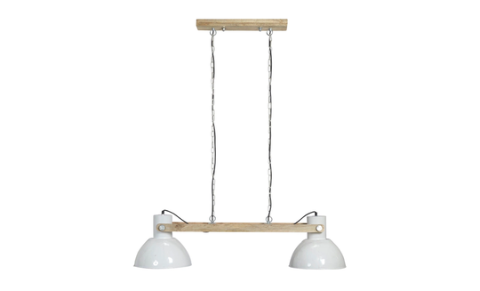 ASHBY Taklampa Vit H28