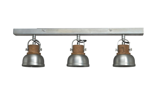 RUTLAND Trippel Taklampa Silver 60
