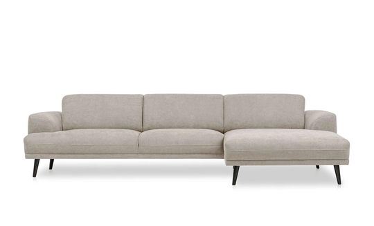ANCONA Divansoffa Höger Mörkbeige