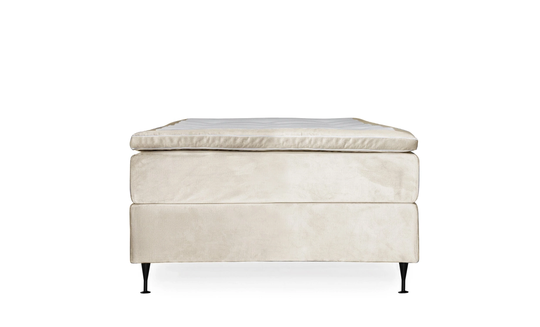 OPERA 120 Kontinentalsäng Sammet Beige