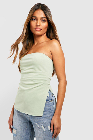 Tubtopp Med Slits, Green