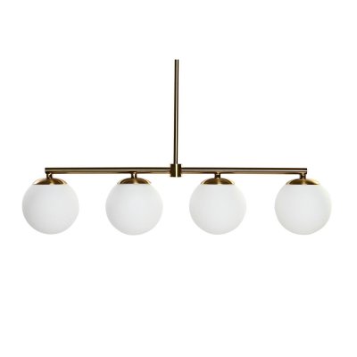 Taklampa DKD Home Decor Gyllene Vit (82 x 15 x 20 cm)
