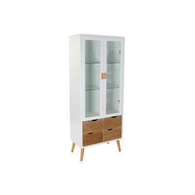 Visningsställ DKD Home Decor Glas MDF (70 x 40 x 180 cm)