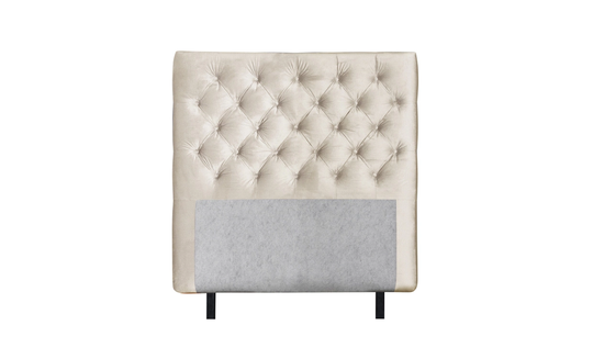 OPERA 140 Sänggavel Sammet Beige