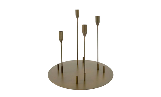 CANDLE Ljusstake 40 Antik Mässing