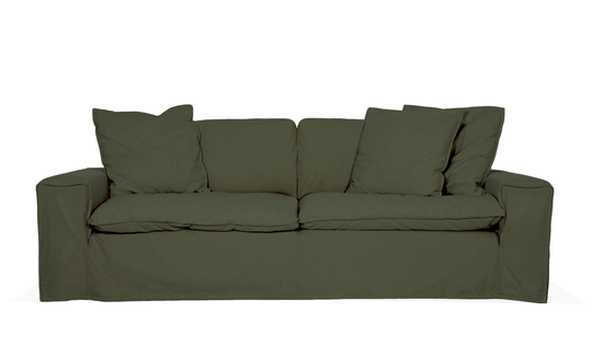 DOVER Grand Deluxe 3-sitssoffa Grön