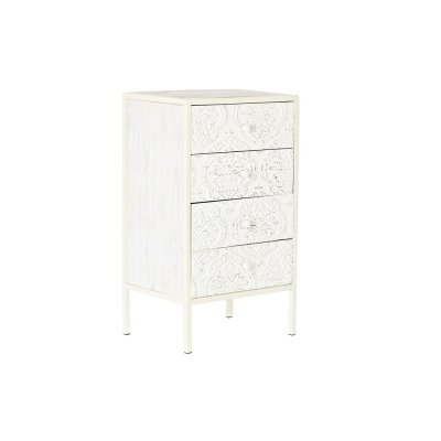 Byrå DKD Home Decor Gran MDF Vit Arab (45 x 34 x 78 cm)