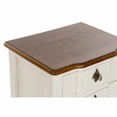 Nattduksbord DKD Home Decor Trä 3 lådor (Renoverade B)