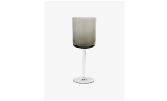 RETRO Rödvinsglas Smoke