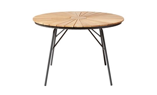 ELLEN Trädgårdsbord Teak/Grå110