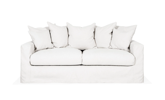MONACO Premium 2-sitssoffa Vit