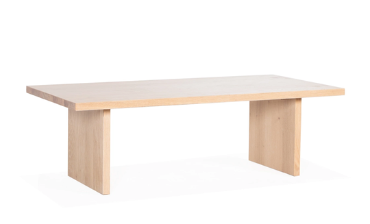 NOMA Soffbord Vitlaserad Ekfanér 120x60x38