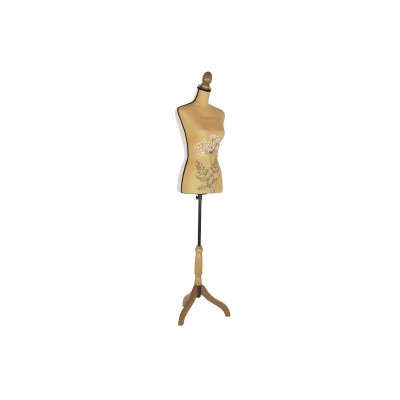 Mannekäng DKD Home Decor Senap Skum Polyester Trä MDF (37 x 36 x 160 cm)