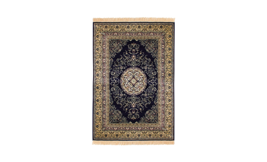 CASABLANCA Medallion 160x230 Marinblå