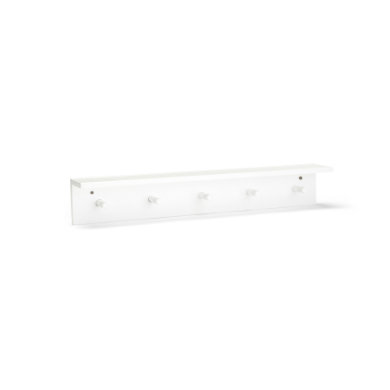 Kids Concept ® Hylla med krokar Star, vit