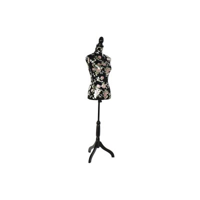 Mannekäng DKD Home Decor Trä Polyester Virágok (37 x 23 x 168 cm)