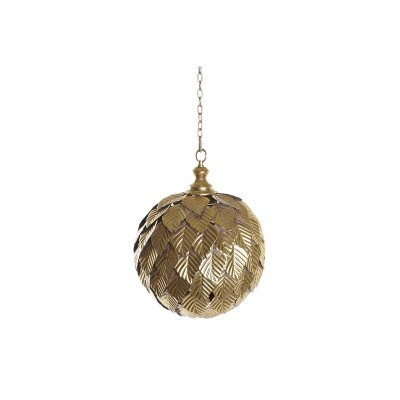 Taklampa DKD Home Decor Gyllene (30 x 30 x 39 cm)