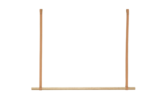 KLÄDHÄNGARE Trä/Skinn