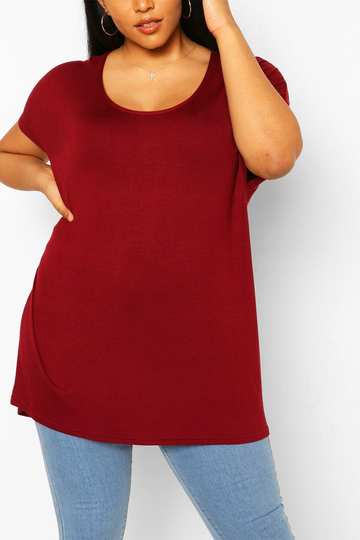 Plus - Oversize T-Shirt, Red