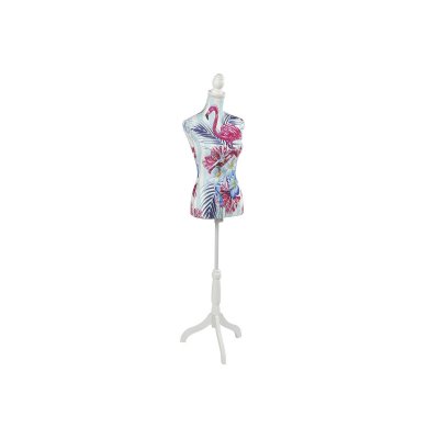 Mannekäng DKD Home Decor Flamenco Trä Polyester (37 x 23 x 168 cm)