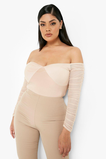 Plus - Body I Mesh, Beige