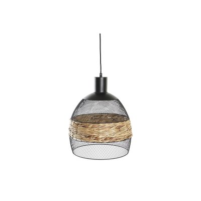 Taklampa DKD Home Decor Svart Brun 220 V 50 W (28 x 28 x 35 cm)