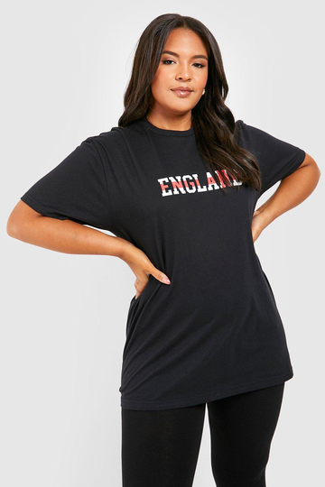 Plus England World Cup T-Shirt, Black