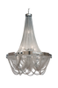 Taklampa Storkedjan. Silver 10ljus