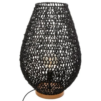 Golvlampa Atmosphera Tressé Svart (55,5 x 37,5 cm)