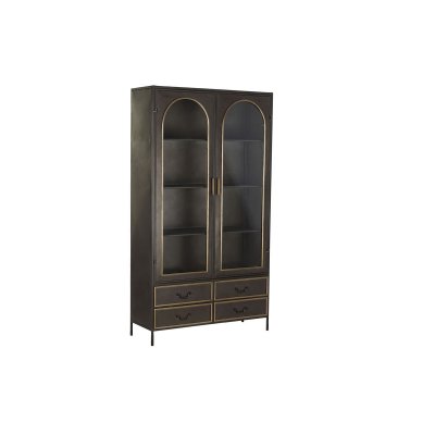 Visningsställ DKD Home Decor Glas Metall (100 x 35 x 180 cm)