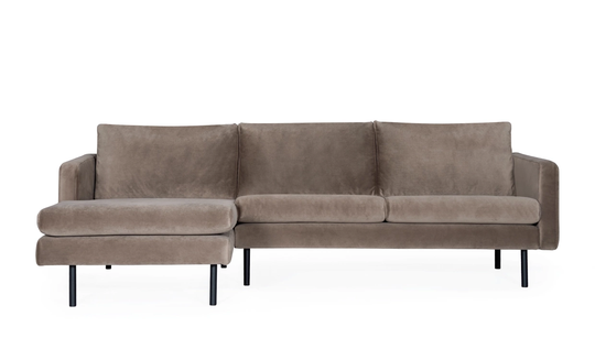 SANDHAMN Divansoffa Vänster Velvet Beige