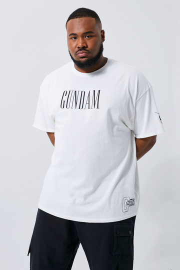 Gundam Plus T-Shirt, White