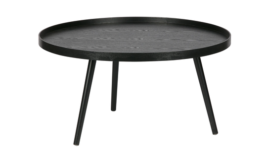 MESA Sidobord XL Trä Svart