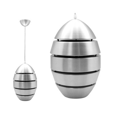 Taklampa Rostfritt Stål (37 cm)
