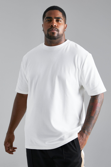 Plus - Mjuk T-Shirt I Slim Fit, White