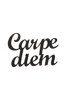 Väggdekor Ord Carpe Diem