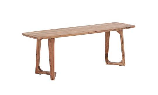 LUIE Bänk Acacia Brun
