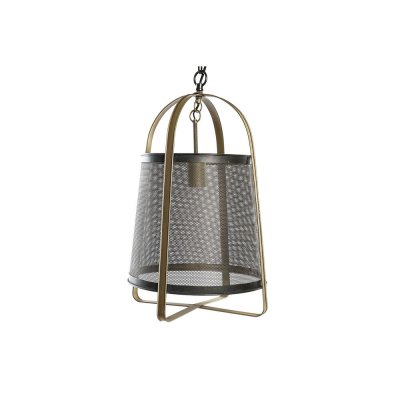 Taklampa DKD Home Decor Grå Gyllene Metall (31 x 31 x 52 cm)
