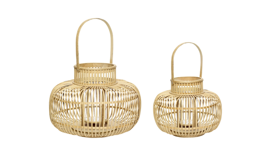 LYKTA 2-pack Bambu Natur